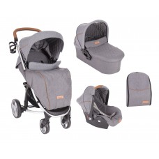 Kikka Boo Madrid 3 in 1, Grey Melange