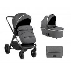 Kikka Boo Tiffany Baby Stroller 2 in 1, dark grey