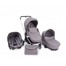 Kikka Boo Бебешка комбинирана количка 3 в 1 Vicenza сива