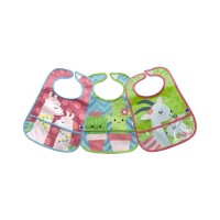 Kikka Boo Комплект лигавници с джоб непромокаеми хавлиени 3 броя, Лама и кактуси Kikka Boo Комплект лигавници с джоб непромокаеми хавлиени 3 броя, Лама и кактуси