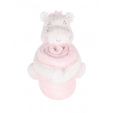 Kikka Boo Baby blanket with toy Hippo Dreams