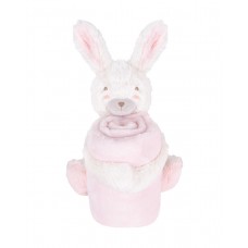 Kikka Boo Бебешко одеяло с играчка Rabbits in Love