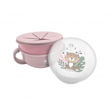 Kikka Boo Baby Snack Bowl Savanna, pink