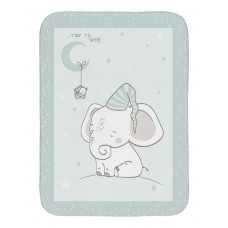 Kikka Boo Бебешко меко одеяло 110/140 см Elephant Time
