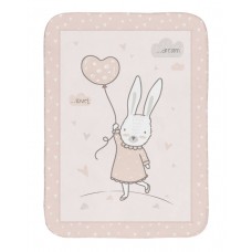 Kikka Boo Бебешко меко одеяло 110/140 см Rabbits in Love