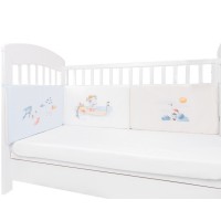 Kikka Boo Baby Cot Foam Bumper 180 cm, The Fish Panda