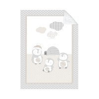 Kikka Boo Baby blanket Pingui Family 110/140, beige