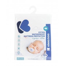 Kikka Boo Organic cotton fitted waterproof mattress protector 60/120