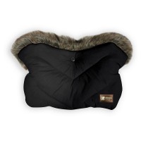 Kikka Boo Ръкавица за количка Luxury Fur, черна