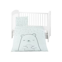 Kikka Boo Baby 5-elements Bedding Set Bear with me, mint