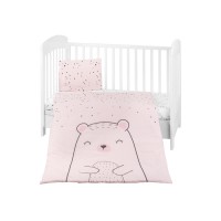 Kikka Boo Baby 5-elements Bedding Set Bear with me, pink