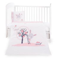 Kikka Boo Baby 5-elements Bedding Set Pink Bunny