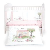 Kikka Boo Бебешки спален комплект от 6 части My Home 70/140 см Kikka Boo Бебешки спален комплект от 6 части My Home 70/140 см