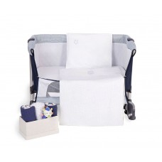 Kikka Boo Бебешки спален комплект за люлка 5 части My little bear blue