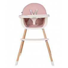 Kikka Boo Baby high chair Nutri Wood, pink