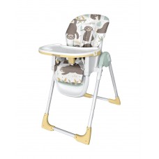 Kikka Boo Baby high chair Vitto, yellow sloth