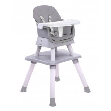 Kikka Boo Baby Feeding chair Eat N Play, grey