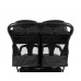 Kikka Boo Happy 2 Twin Stroller black