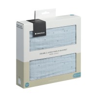 Kikka Boo Одеяло от муселин двупластово 100х100 см Stripy Friends