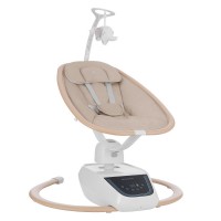 Kikka Boo Бебешка електрическа люлка BeeMoove, beige