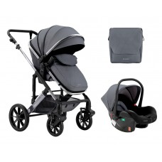 Kikka Boo Darling Baby Stroller 3 in 1, dark grey