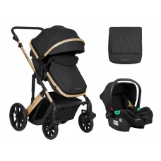 Kikka Boo Darling Baby Stroller 3 in 1, black