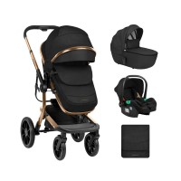 Kikka Boo Irene Baby Stroller 3 in 1, black Kikka Boo Irene Baby Stroller 3 in 1, black