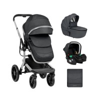 Kikka Boo Бебешка количка Irene 3 в 1, сива 