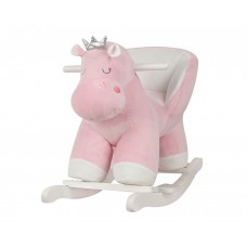 Kikka Boo Дървена люлка със седалка Хипопотам