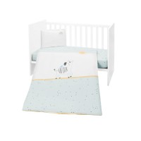 Kikka Boo Бебешки спален комплект от 5 части Stripy Friends Kikka Boo Бебешки спален комплект от 5 части Stripy Friends