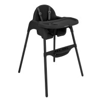 Kikka Boo High chair 2 in 1 Jammy, black