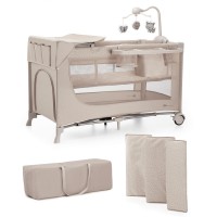 KinderKraft Travel Cot Joy Full 2, beige KinderKraft Travel Cot Joy Full 2, beige