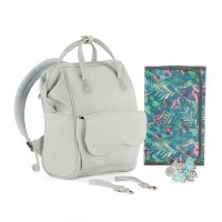 KinderKraft Treasure Pack backpack, light grey