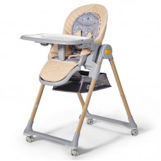 KinderKraft LASTREE 2 in 1 Baby High Chair, wood