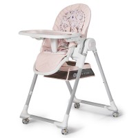 KinderKraft LASTREE 2 in 1 Baby High Chair, pink