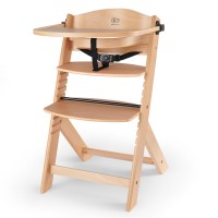 KinderKraft Столче за хранене ENOCK 2 в 1, дървено