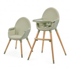 KinderKraft Fini 2 Baby High Chair 2 in 1, green