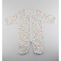 Комес Бебешки гащеризон екрю малки фигурки