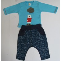 Комес Бебешки комплект блуза и панталон