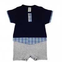 Комес Бебешки летен гащеризон за момче Комес Бебешки летен гащеризон за момче