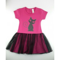 Комес Детска рокля с коте Комес Детска рокля с коте