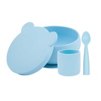 Minikoioi Baby Feeding BLW Set I, mineral blue