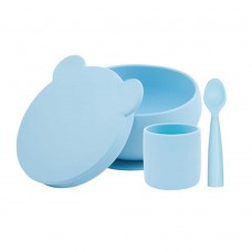 Minikoioi Baby Feeding BLW Set I, mineral blue