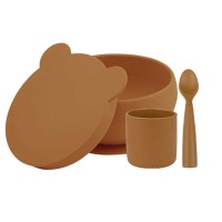 Minikoioi Baby Feeding BLW Set I, woody brown
