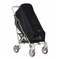 Koo-di Универсален сенник за бебешка количка с UV защита, черен