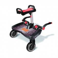 Lascal Buggy Board Maxi with Saddle red and black