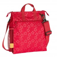 Lassig Changing bag Casual Buggy Reflective Star Red
