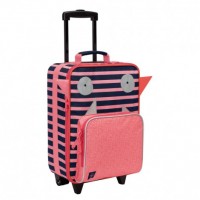Lassig Kids Trolley Suitcase Oliv Monsters Mad Mabel