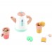 Lelin Toys Дървен комплект за чай с кана