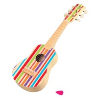 Lelin Toys Striped Decor Guitar